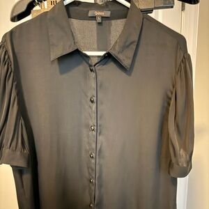 Elegant Quince Button-Up Blouse